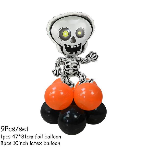 

хэллоуин тыква призрак паук bat череп форма фольга шар halloween party детские фавор товары гелий globos украшения sqcima sports2010