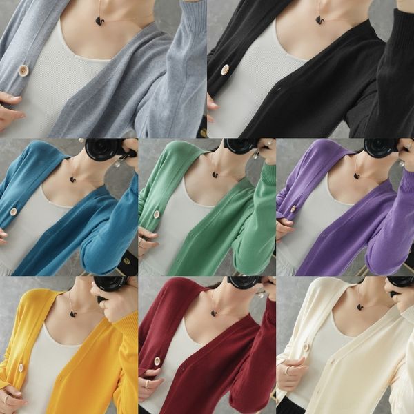 

hnds5 средние трикотажные sweaterfashionable sleevefall зима 2020new свободный пальто утолщенной верхней одежды outer cardiganwomen длинный, White;black
