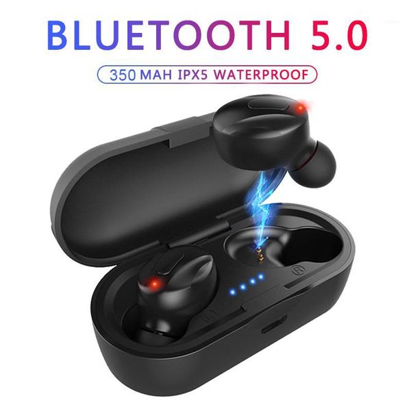 

bluetooth 5.0 earphone headset true wireless handsheadphones for running earpieces hearing music for phone1