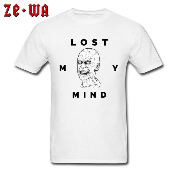 

t crazy guys white lost my mind horror & tees fabric clothes hipster rock funky sport hooded sweatshirt hoodie t shirt