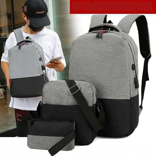 

20 новых 3-х частей набор сплайсинга пары большой емкости usb зарядка многофункциональный рюкзак ткань оксфорд ткань оксфорд рюкзак ce4qj