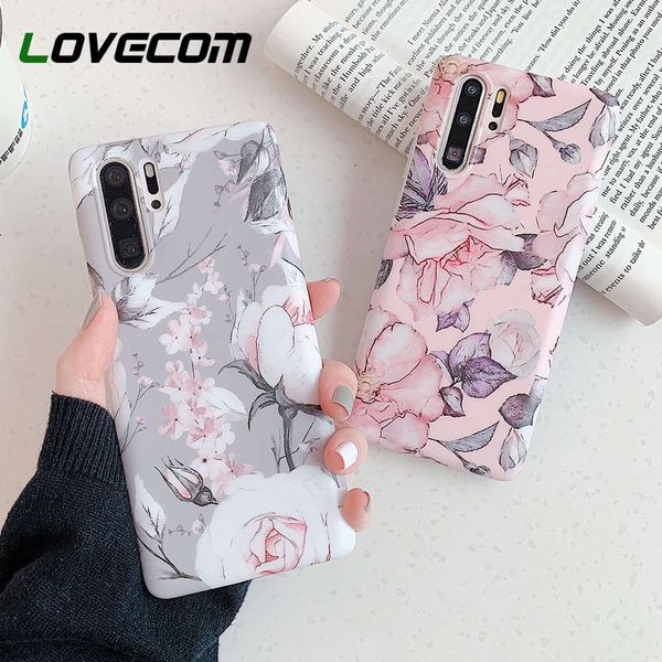 

lovecom mobile phone cover with retro embossed pattern, suitable for huawei p40, p30, p20, mate 30, 20 pro lite, imd software, back co