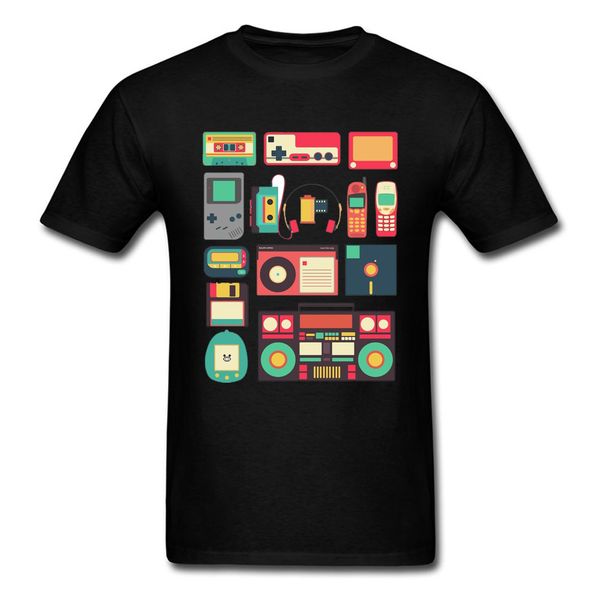 

techno game pc console cassette controller telephone technology videogame black for print hooded sweatshirt hoodie men t shirt