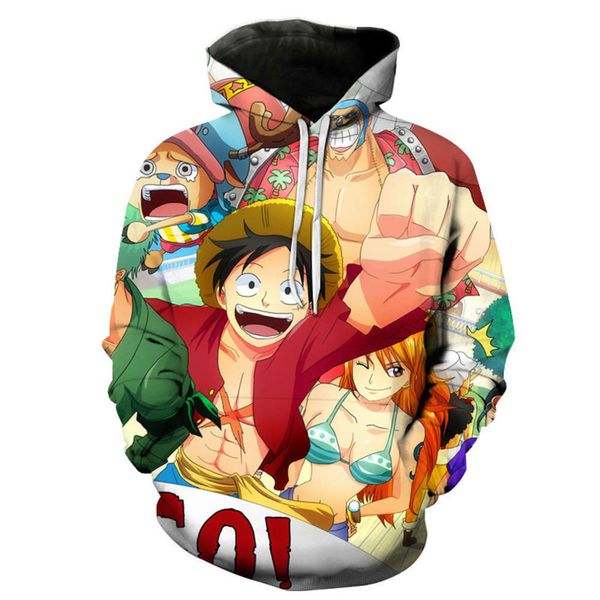 

pirate king hooded long sleeve men's 3d printed sweater mens tracksuit sweatshirts hoodies for lovers pullover ing, Black