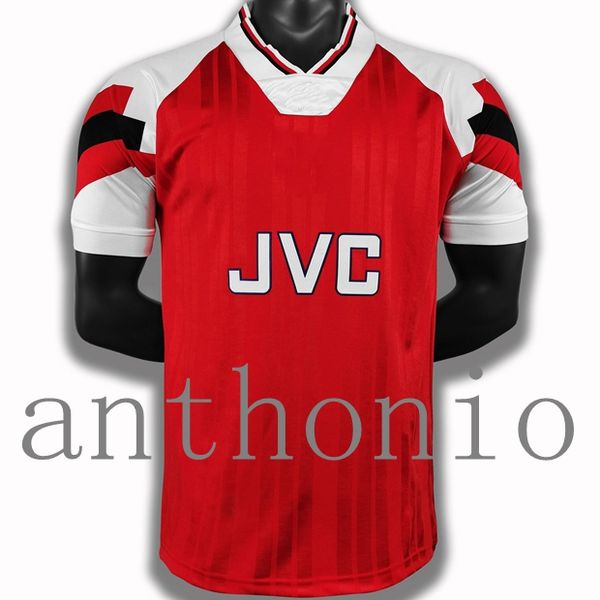 

1991/93 retro soccer jerseys star wright 8 adams 6 vieira henry martin keown bergkamp 10 home away football shirts de classic futbol jersey, Black;yellow