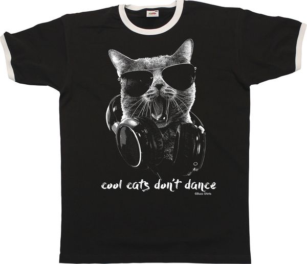 

s fashion short sleeved camisetas cool cats dont dance funny herren ringer t shirt birthday gift cool sport hooded sweatshirt hoodie