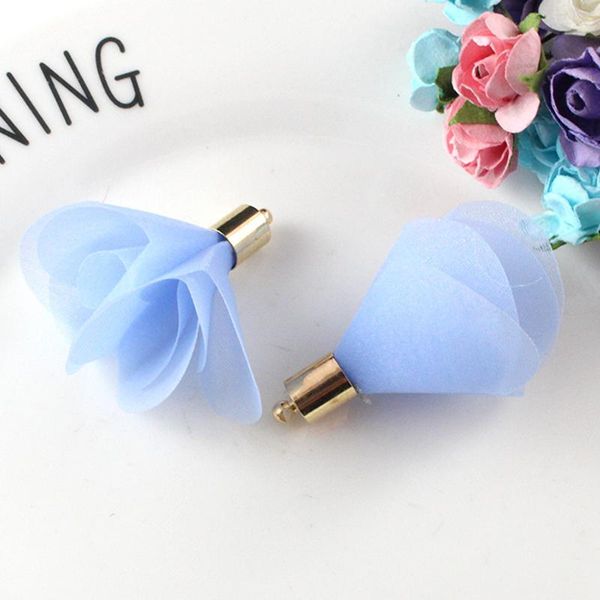 

10 шт. multicolor mini цветы киссы бахрома красный черный белый серый diy аксессуары серьги ожерелья ювелирные изделия выводы подвески hellr