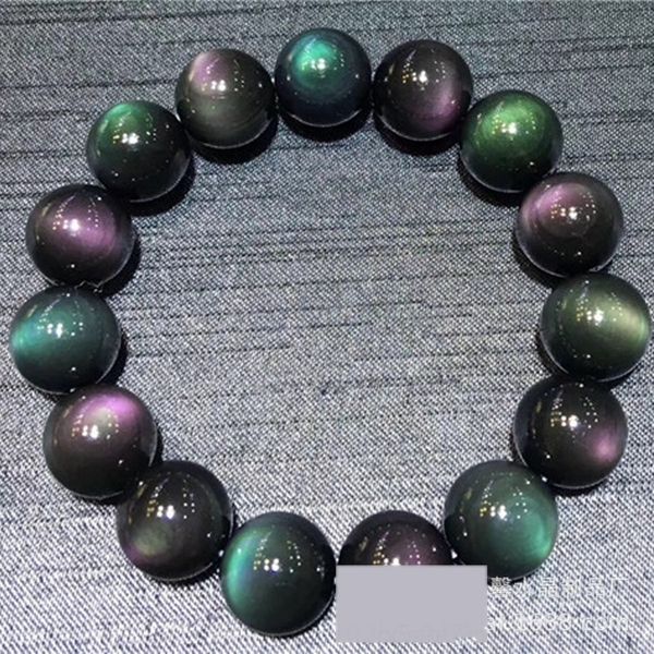 

hzuyy природного обсидиан с двойным браслетом с обсидианом braceletbracelet braceletand одиночным круг цвета глаз множественной полная луны, Golden;silver