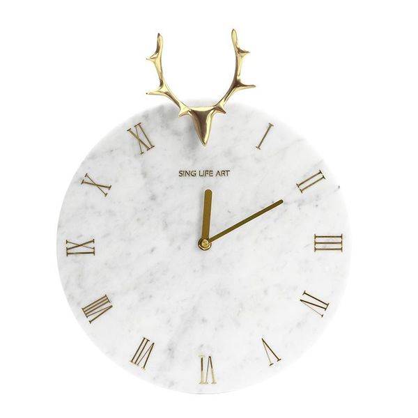 

minimalist fashion wall clock roman numeral elk creativity wall clock office modern design art reloj pared home decor sg50wc1