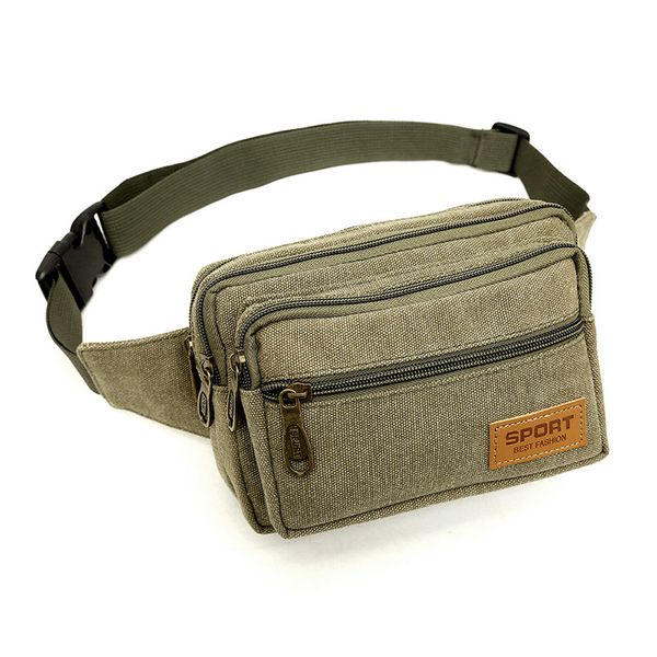 

custom logo multifunction desinger fanny packs canvas fanny pack waist bag unisex