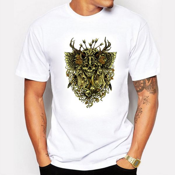 

sport new fashion skull queen t shirts men camisetas hombre men shirt short sleeve cotton swag t-shirts