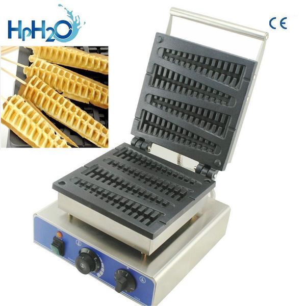 

commercial 110v/220v ce approved 4 pcs lolly waffle maker machine egg stick waffle baker christmas tree machine1