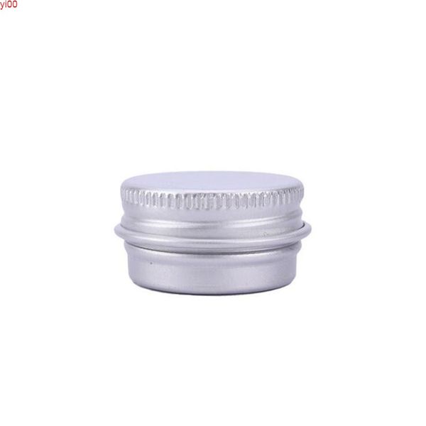 5ml mini frasco de creme de alumínio jarra lindo capa de cera cosmético lata contêiner ferramentas de composição parafuso tampa de rosca vazio 50 pcs / loterqualtity