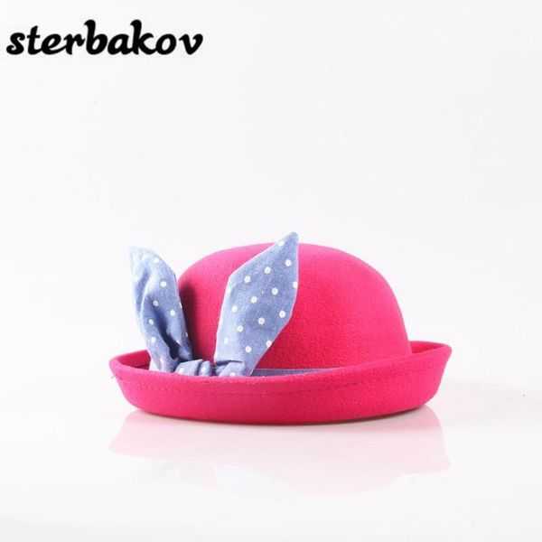 

2020 fashion casual boy girl child menny's ear fedora hat for retro style fedora hat sombrero hombre gorra hombre sombrero cap1, Blue;gray