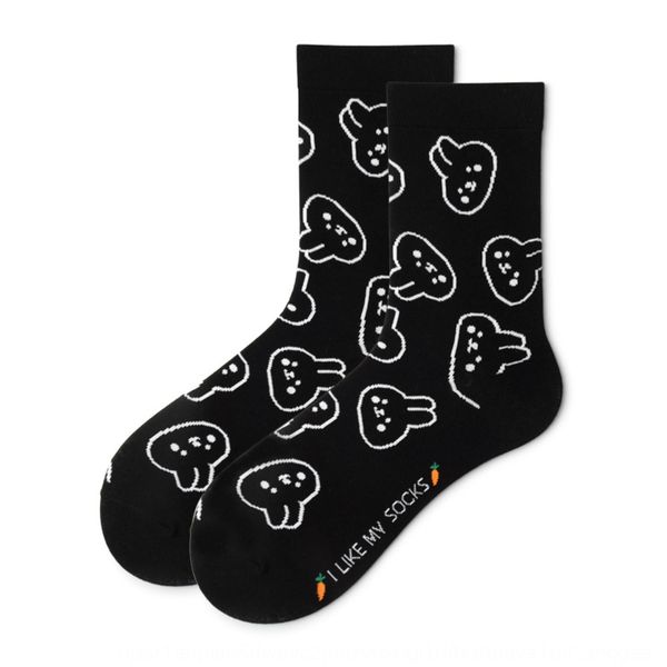 

spring 2020 new and women ins cartoon bunny korean fashion spring 2020 new and socks women fashion ins cartoon bunny socks korean fashionsoc, Black