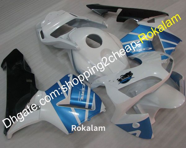 

fairing for honda cbr 600 rr 03 04 cbr600rr f5 cbr600 2003 2004 blue white black abs motorcycle body kit (injection molding)