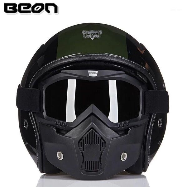 

beon motorcycle helmet halley retro helmet capacete motocross casque moto vintage casco moto 1171