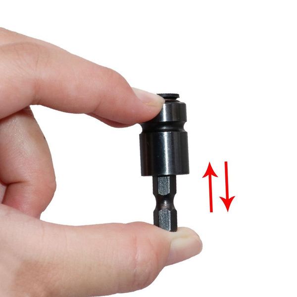 

1/4" hex shank metal electric hammer pounding nail puncher extension bar quick release connector rod power tool accessories