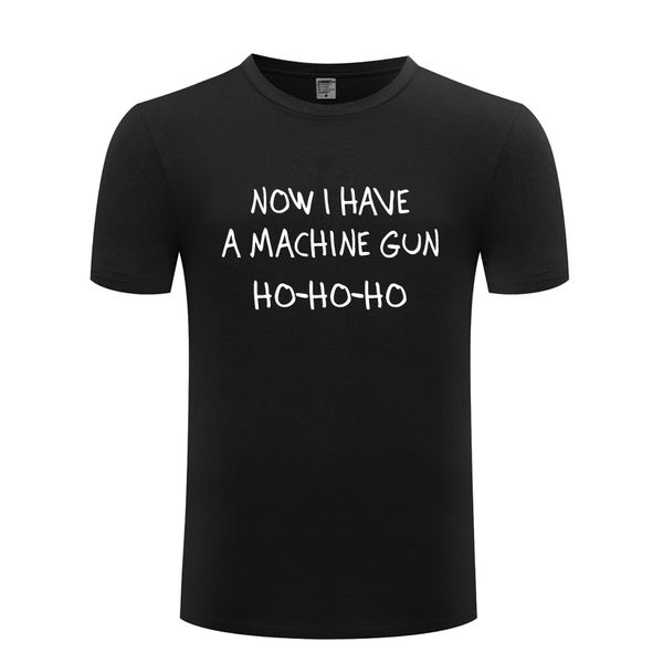 

now i have a machine gun die hard movie bruce willis funny novelty 2018 short sleeve casual sport hooded sweatshirt hoodie t shirt