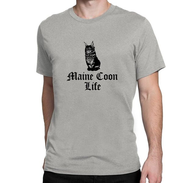 

short sleeves new fashion t-shirt men clothing maine coon life t-shirt sport hooded sweatshirt hoodie