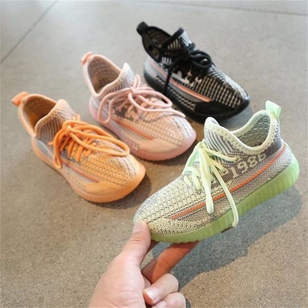 

naukoton kids mesh casual no-slip breathable first walk shoes for baby boys girls fashion soft bottom children running sneakers y201028