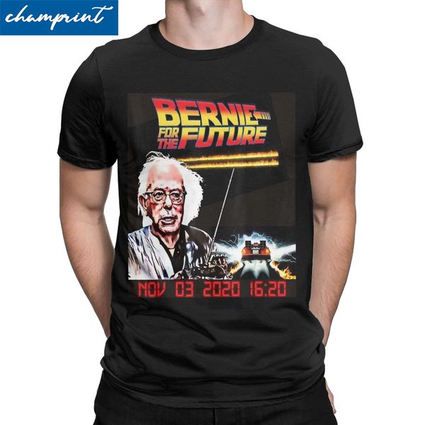 

men's 2020 bernie sanders election primary president leisure tees short sleeve o neck party sport hooded sweatshirt hoodie men t shirt