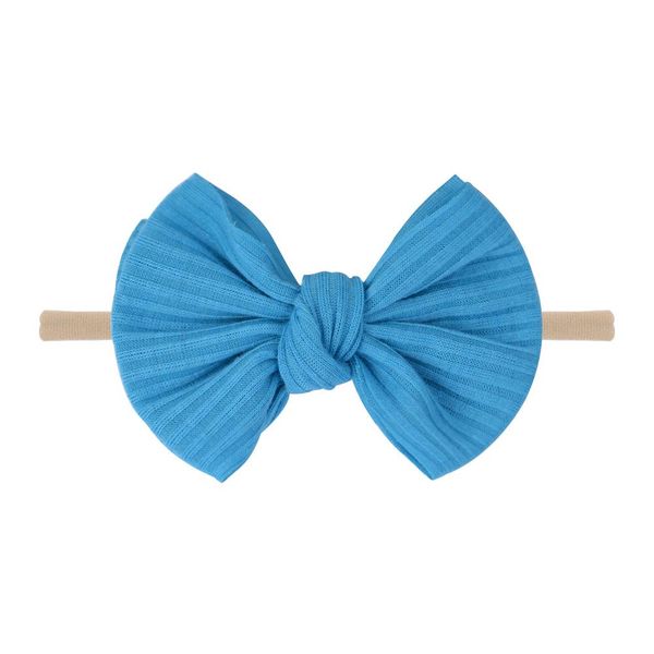 

1piece solid colors cotton hair bows baby headband soft headwrap for girls children samll bowknot kids hair accessories q wmtxbd