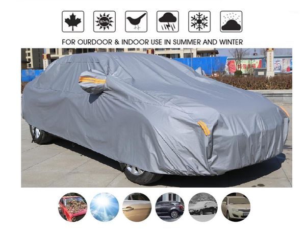 

car covers waterproof sun protection auti-uv rain snow body cover peva material with good quality heavy weight for suv1