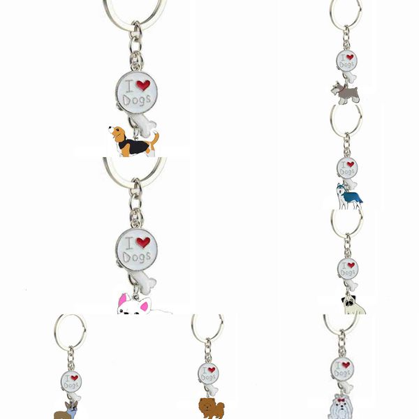 

rings rhinestone design key ring chains brand pu leather car keys jewelry bag charm keychains holder for women man outlet sale, Slivery;golden