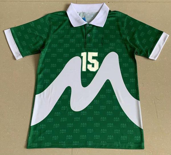 

mexico 1995 retro soccer jerseys h.sanchez 95 carcia vintage del olmo espinoza camiseta de futbol hermosillo suarez g.aspe football shirt, Black;yellow