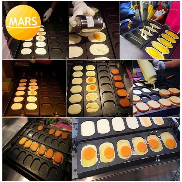 

bread makers commeicial korean egg waffle grill oven electric cake gyeran-bbang machines baking iron pan1
