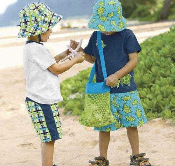 

wholesale- applied enduring children sand away beach mesh bag children beach toys clothes towel bag baby toy collecti wmtlrn xhlight