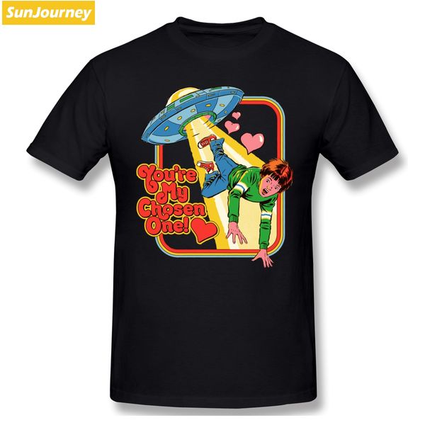 

vintage my chosen one футболка мужчины большой размер хлопок crewneck пользовательские короткий рукав одежда для мужчин спорта с капюшоном h