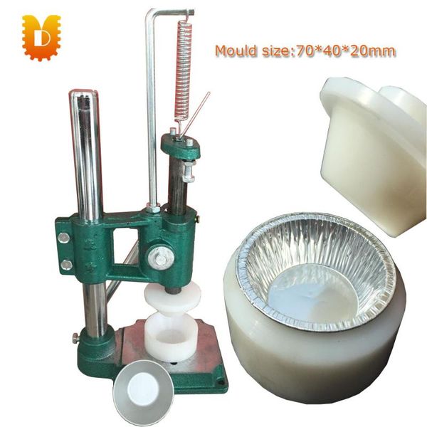 

table type manual egg tart moulding machine