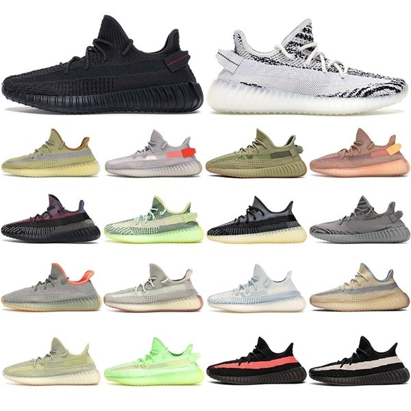 

горячие kanye west кроссовки мужчины женщины спорт кроссовки desert sage сера исрафил yecheil yeezreel lundmark статические v2 светоотражающ