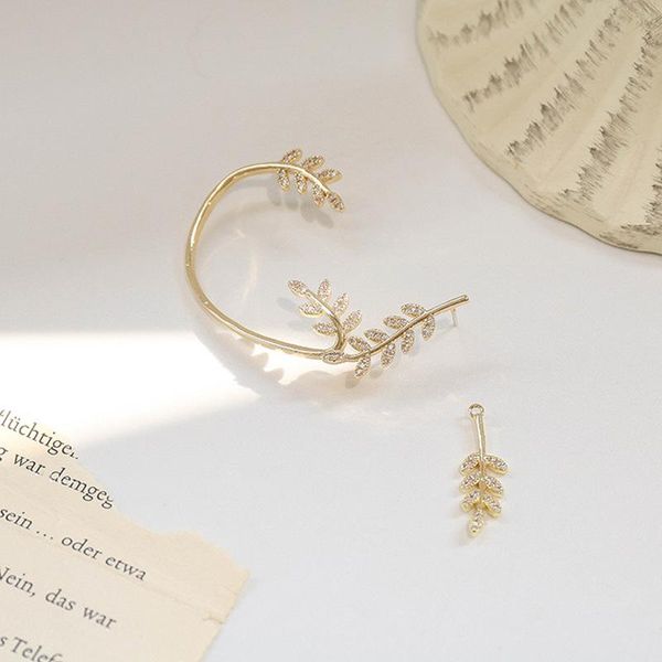 

new arrive fashion jewellery shiny metal integrated hook earrings for woman korean new design elf simple earring female, Silver