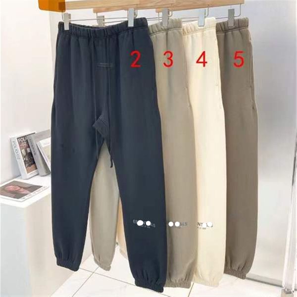 

2022 alphabet tide brand men's and women's casual pants thermal pants, Black