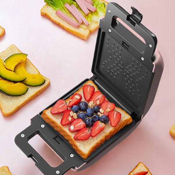 

electric sandwich maker breakfast machine multifunctional 220v cake oven sandwichera electric waffle maker toaster baking tool