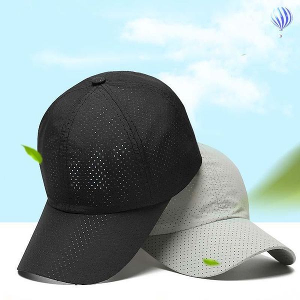 

baseball cap summer thin mesh quick dry breathable sun hat golf tennis running hiking camping fishing sportswear accessories1, Black;white