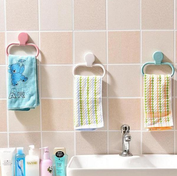

hand rack holder wall mount mounted bathroom round dishcloth gloves aprons towel hanging ring bathroom kitchen towel ring