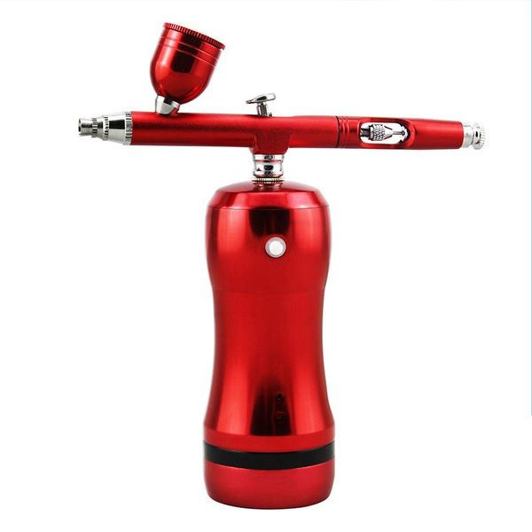 

professional spray guns sj20 air pump airbrush model furniture repair coloring tools holding paint portable set gun