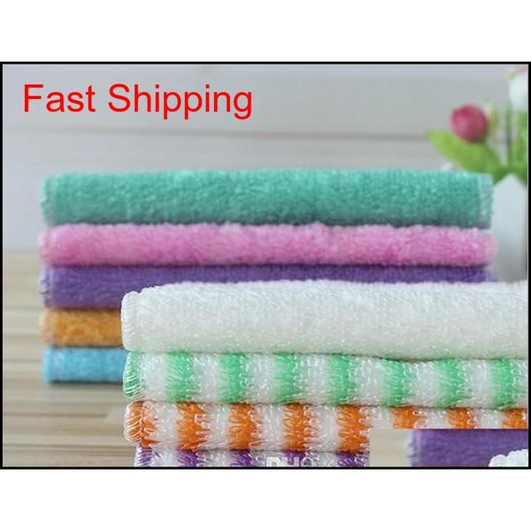 

wholesale bamboo fiber non-stick oil dish towel brush bowl cloth double t qylaaa bdesports