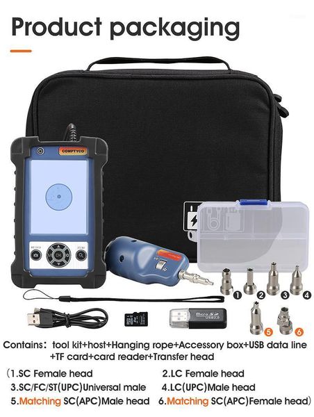 

fiber optic inspection microscope probe with 3.5 inch display screen monitor1