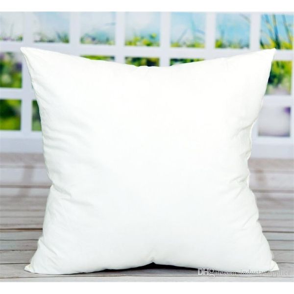 

45*45cm sublimation square pillowcases diy pillowcase cover for heat transfer sofa cases blank white throw pillow a06