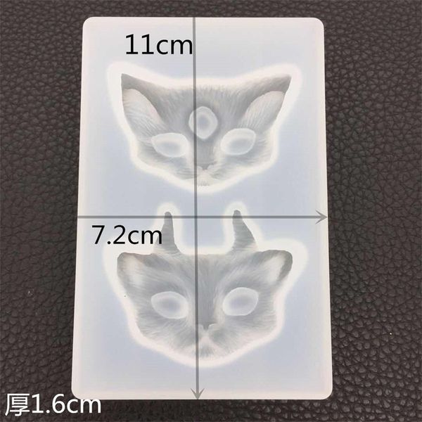 

diy dropping glue mould silicone pendant mold cat head resistance to fall molds creative sell well 4 5dya j1
