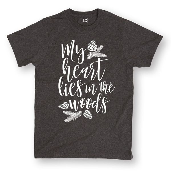 

sport 2019 men t shirt fashion cool summer streetwear my heart lies in the woods-short sleeve tee teesummer tees t shirt