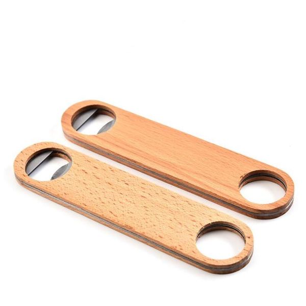 

custom wood handle bottle openers bar blade beer bottle opener vintage wooden handle stainless steel bartender bottl jlljlv home003