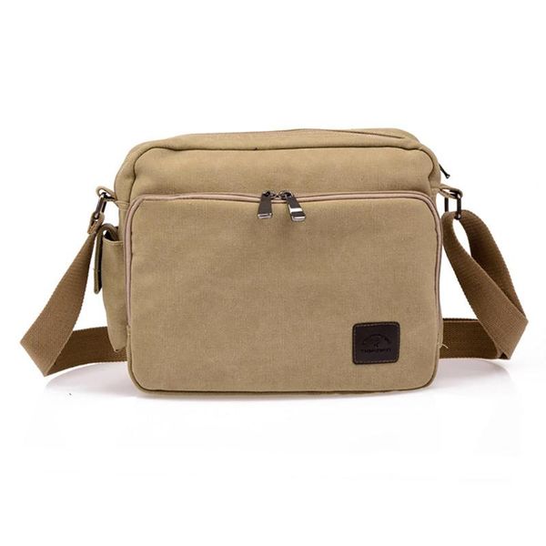 

multifunction women canvas single messenger shoulder bag solid briefcases suitcase small square bag outdoor travel