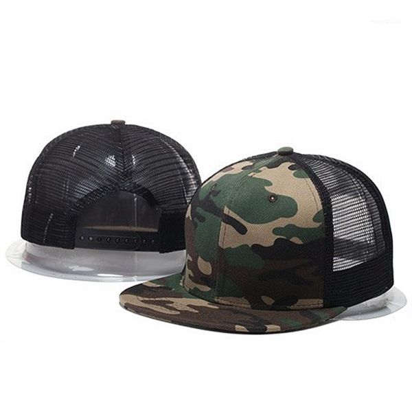 

2020 new styles blank mesh camo baseball caps black hip hop hats mens women casquettes bboy gorras snapback solid hat1, Black;white