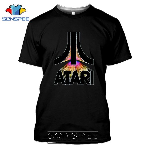 

atari vintage arcade retro game 3d print shirts hentai hippie graphic men clothing